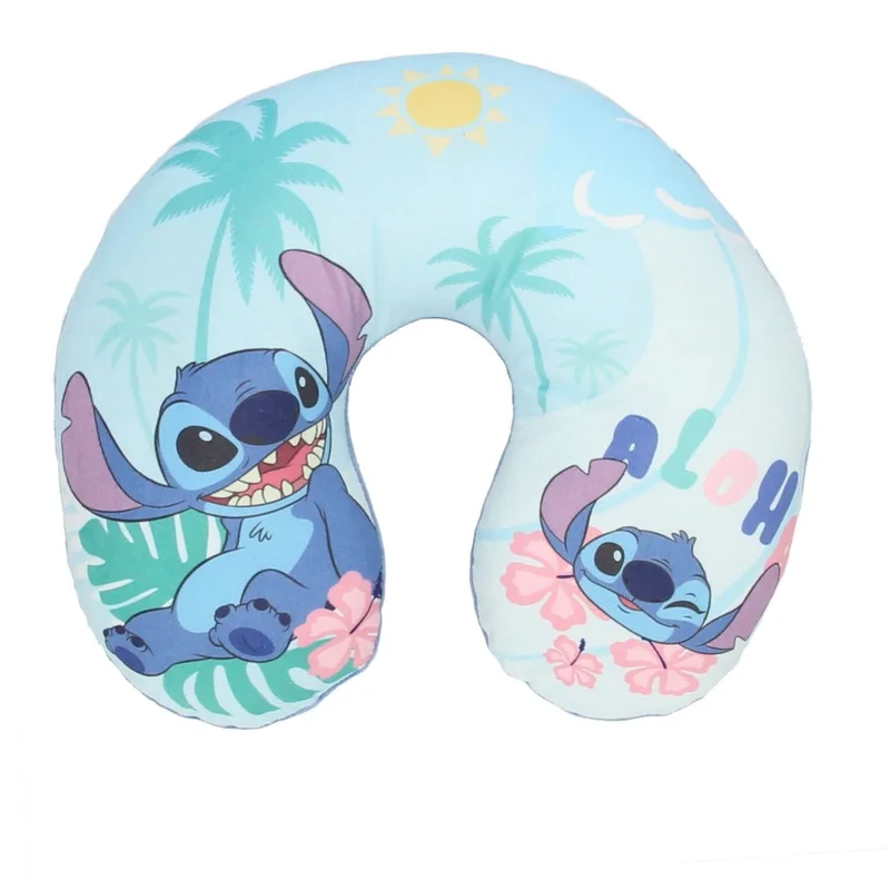 Lilo & Stitch Reisekopfkissen Nackenkissen für unterwegs kleines Kopfkissen Motiv 2