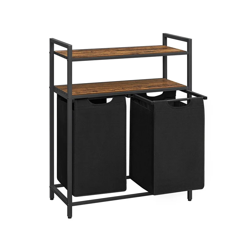 Wäschekorb mit 2 Fächern